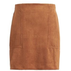 Banana Republic Vegan Suede Mini Skirt